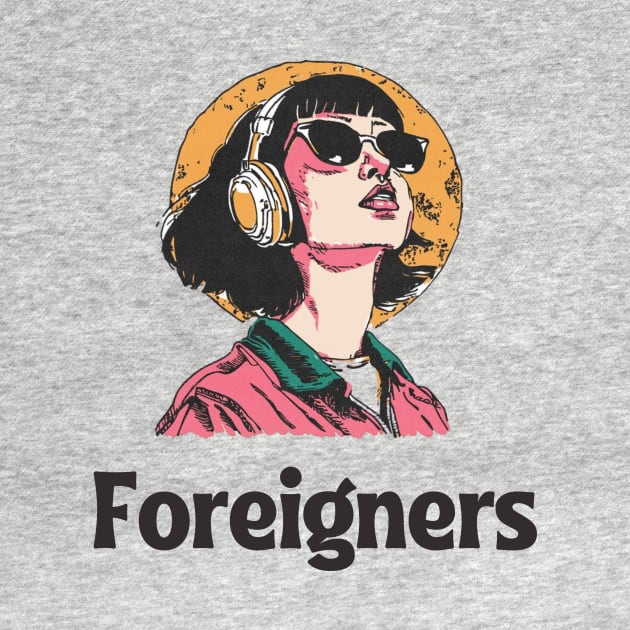 Women Listening To Foreigner by grayscalecoloring